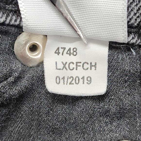 Aeropostale Shorts Womens 00 Faded Black Aero Cheeky Short Ripped Distressed - Picture 7 of 12